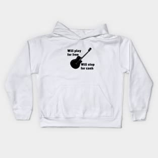 Guitar player Kids Hoodie